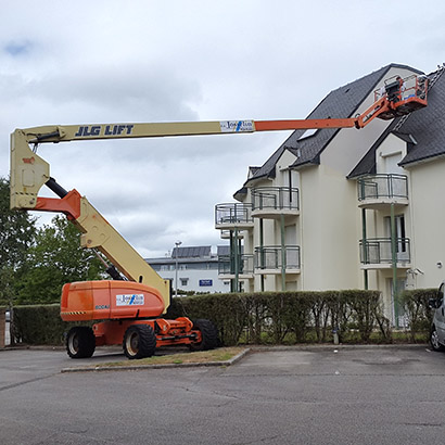 Nacelle pour ravalement - Josselin Peinture